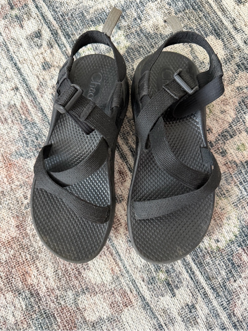 Chaco Black kids Sport Sandals with Adjustable Straps